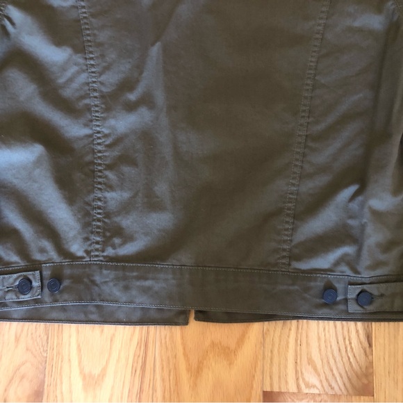 LEVI’S LRG COTTON KHAKI CANVAS CASUAL SLIM-FIT JACKET (VGUC) *** PLS READ *** - Picture 5 of 8